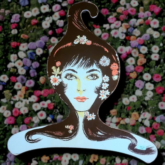 Vintage Storage & Organization Rare Stunning 6s Face Hanger